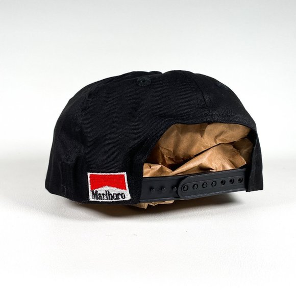 Vintage 90's Marlboro Man Spellout Country Store Cigarette Hat - Picture 4 of 4